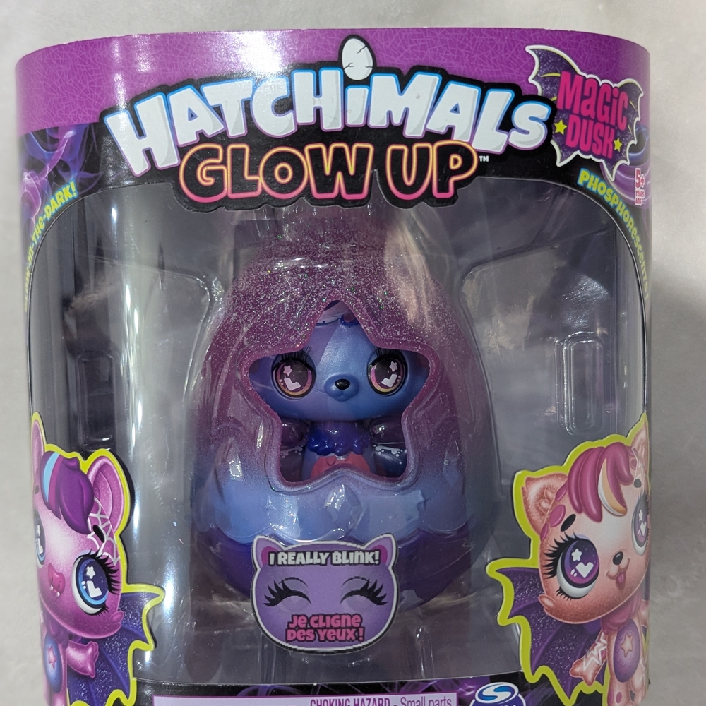 2/$50 Hatchimals Glow Up Magic Dusk Blinking Eyes Glow-in-Dark Twilight Kittycan